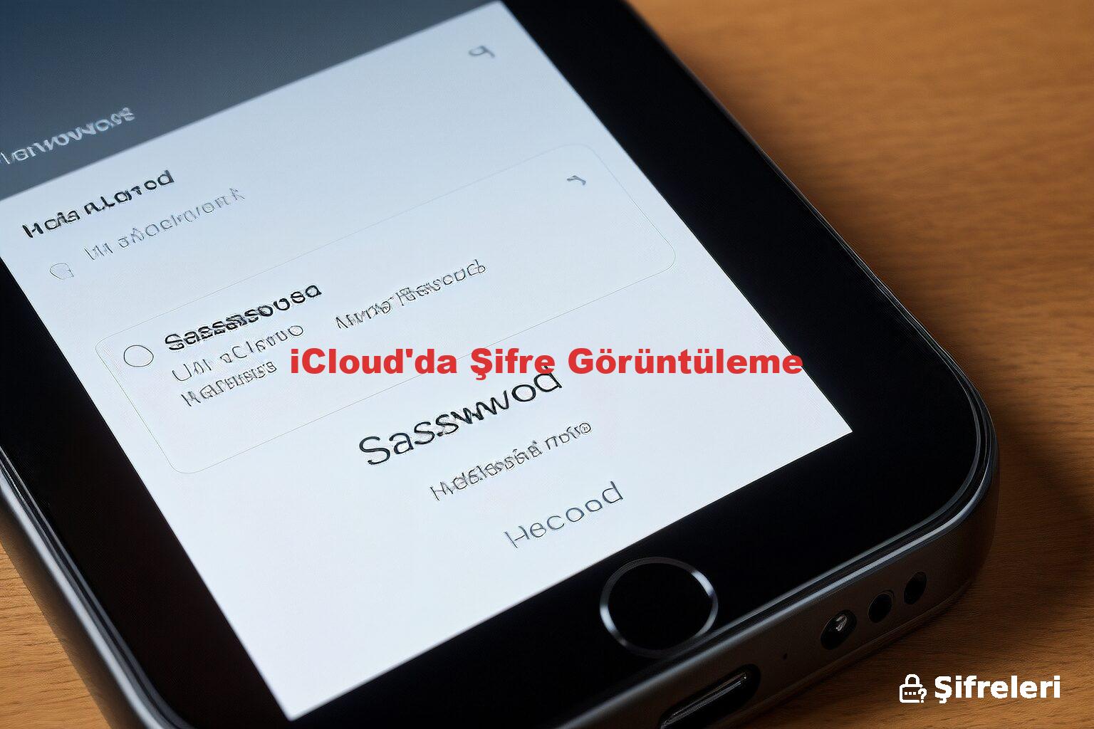 iCloud'da Şifre Görüntüleme