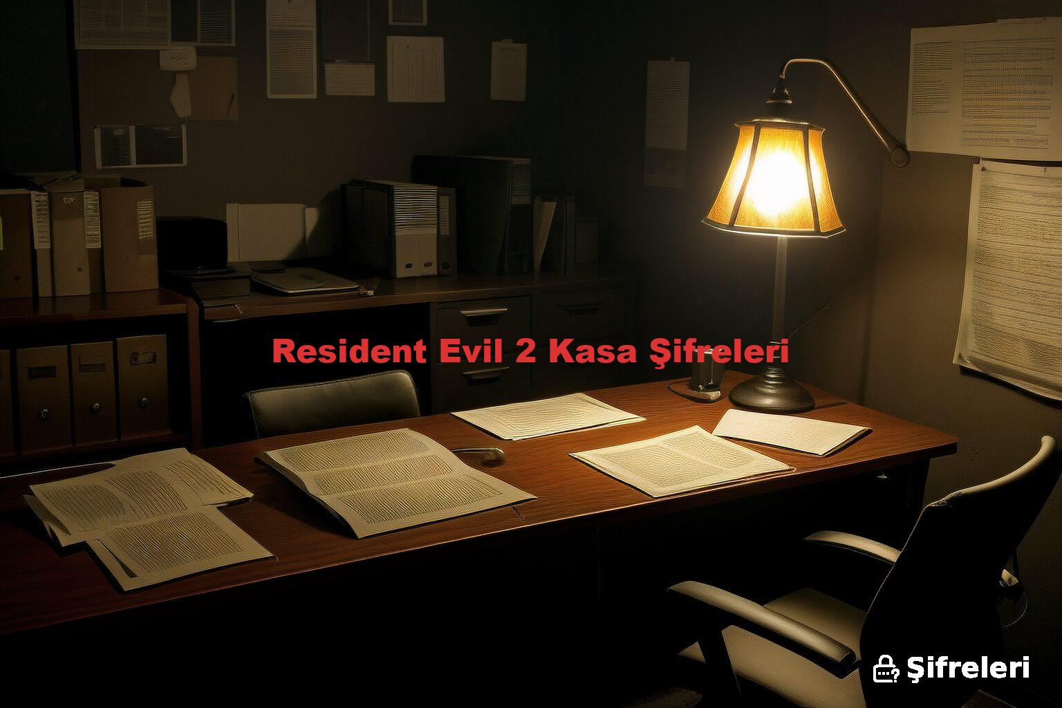 Resident Evil 2 Kasa Şifreleri