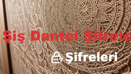 5 Şiş Dantel Şifreleri