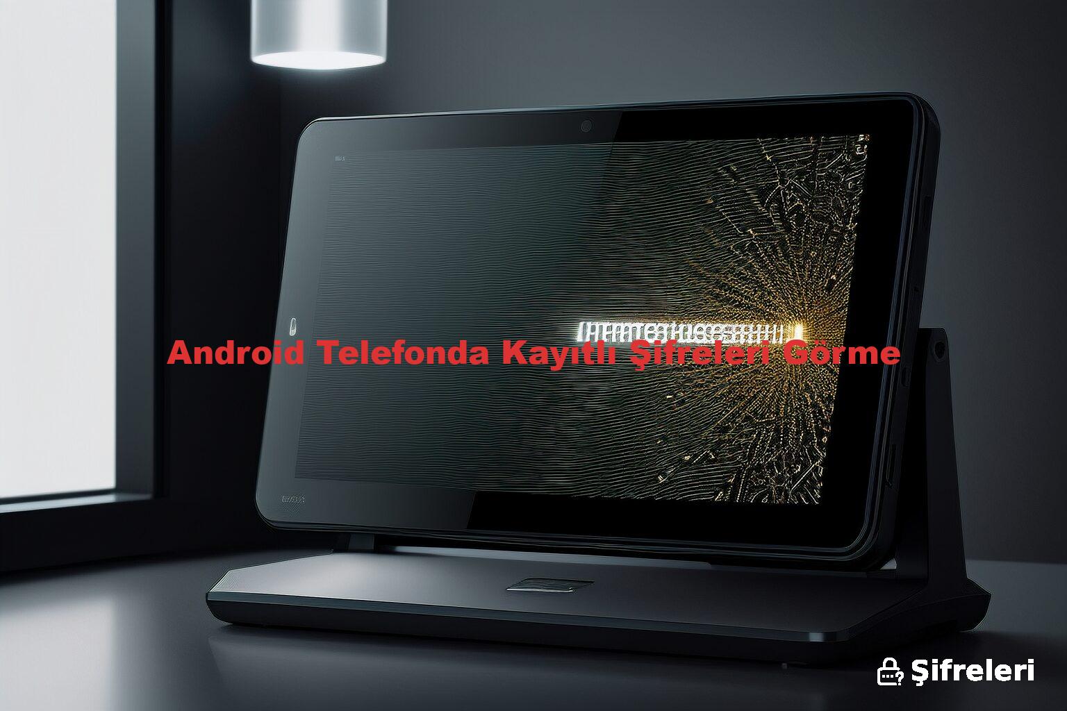 Android Telefonda Kayıtlı Şifreleri Görme