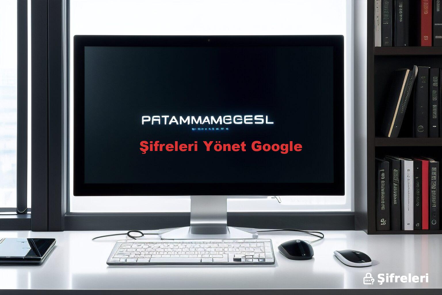 Şifreleri Yönet Google