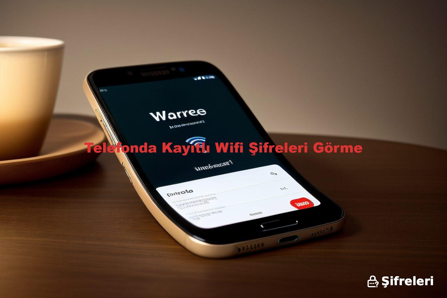 Telefonda Kayıtlı Wifi Şifreleri Görme