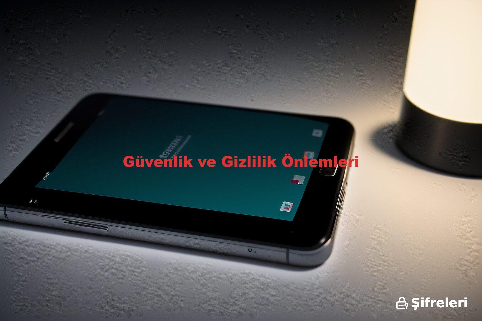 Güvenlik ve Gizlilik Önlemleri