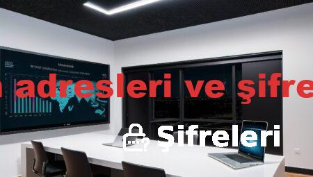 vpn adresleri ve şifreleri